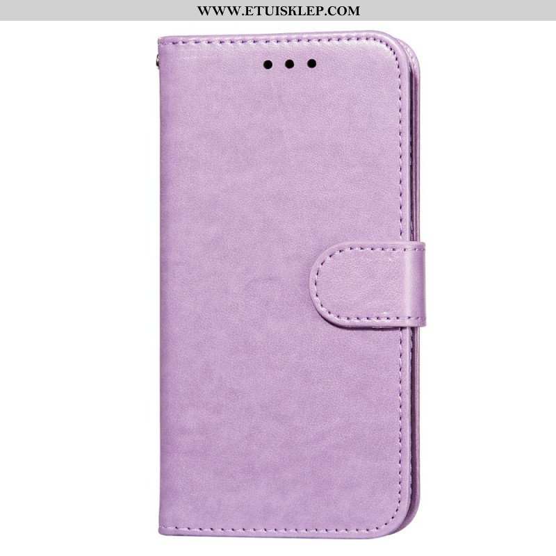 Etui Folio do Samsung Galaxy M52 5G Gruba Skóra